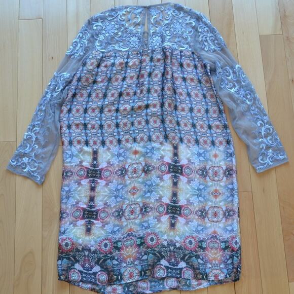 Anthro Kas New York Midi Retro Dress Size Small - Picture 3 of 5